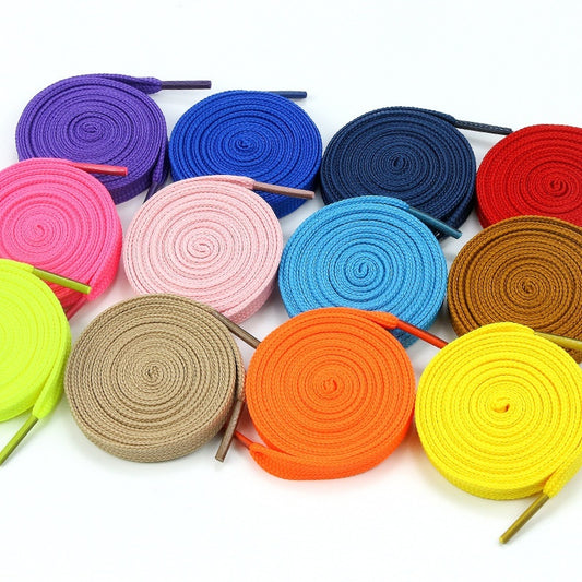 White Shoes Colorful Bandlet Shoelaces