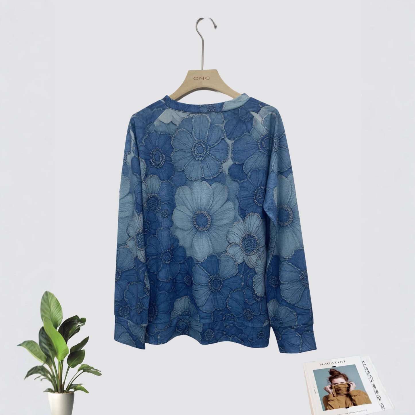 Women's Daily Casual Christmas Digital Printing Sweater