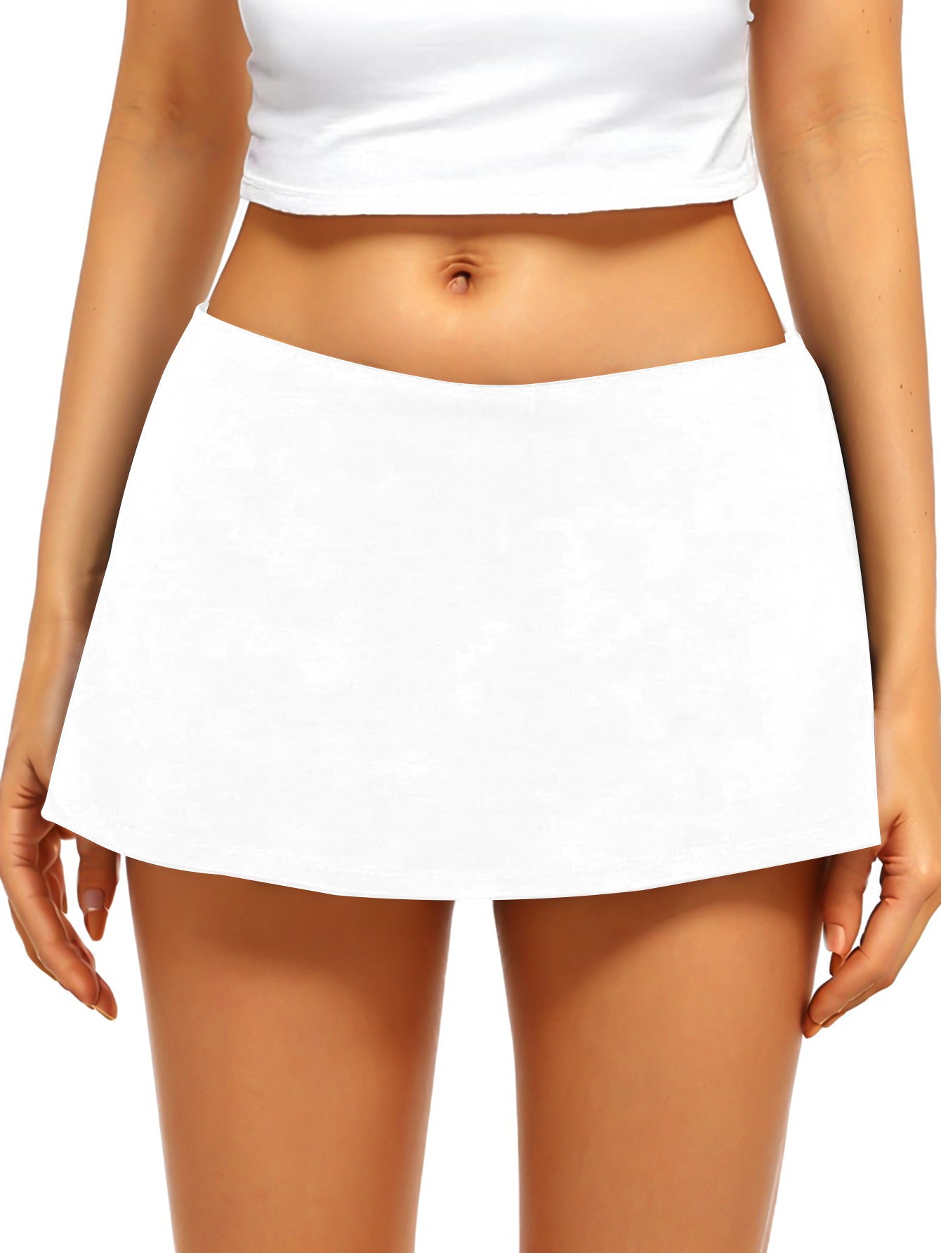 Sports Half-length Tennis Skirt Women's Low Waist Mini