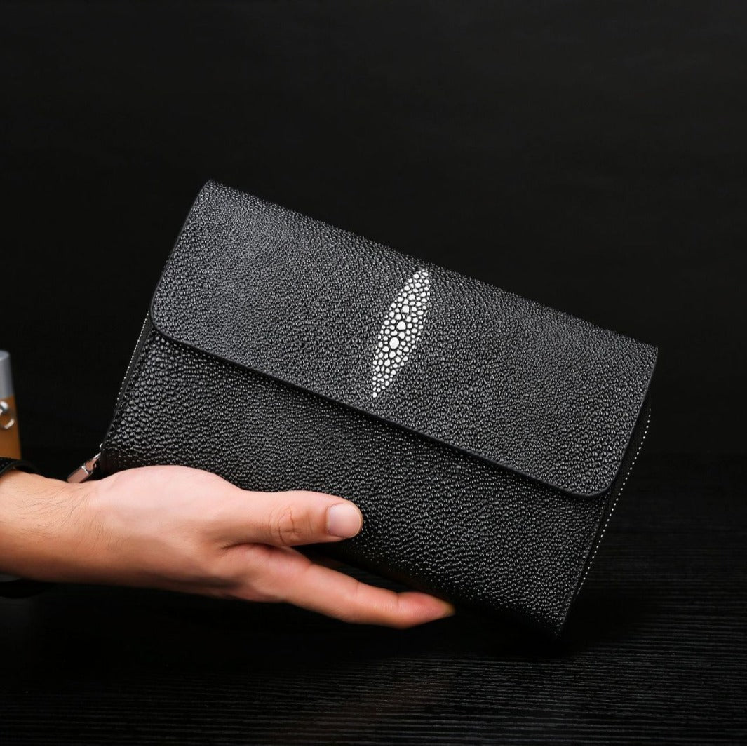 Men's Hand Carrying Double-layer Mobile Phone Bag
