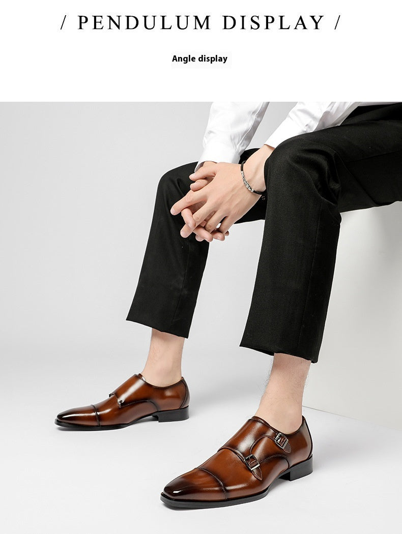 Casual Leather Shoes Men's Leather Business Gentleman British Style