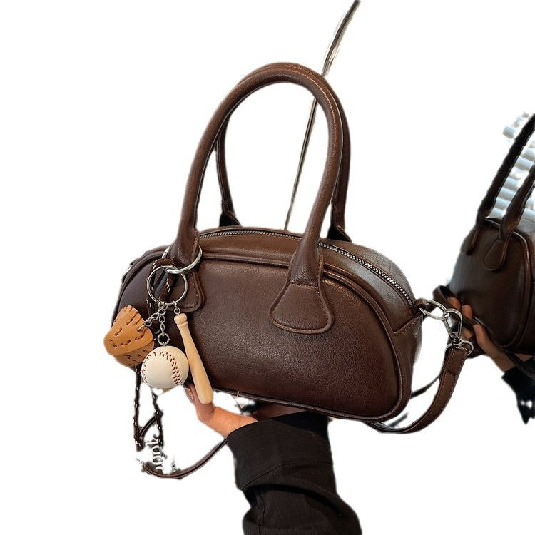 Vintage Korean-style Premium Womens Tote And Crossbody Bag