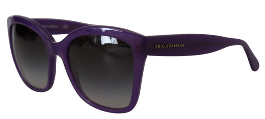 Gafas de sol cuadradas de acetato morado DG4240 con montura completa