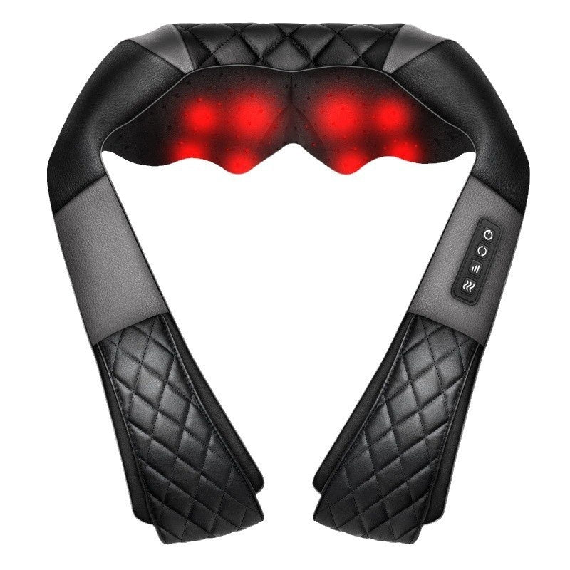 Masajeador de cuello con compresas calientes y amasadoras multifuncional