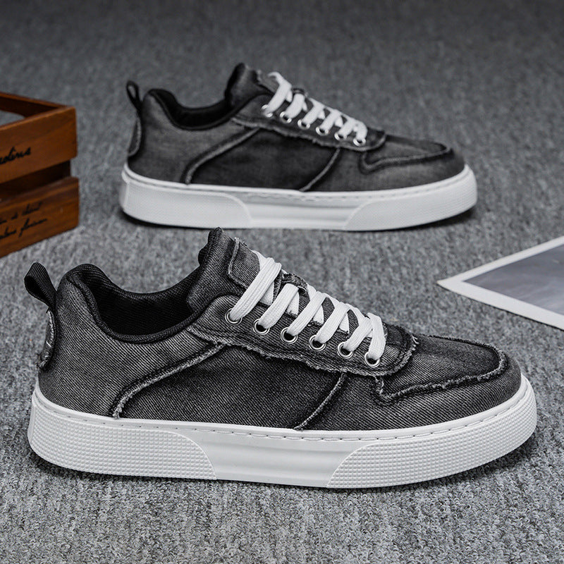 Casual Versatile Canvas Shoes Denim Trendy Stitching
