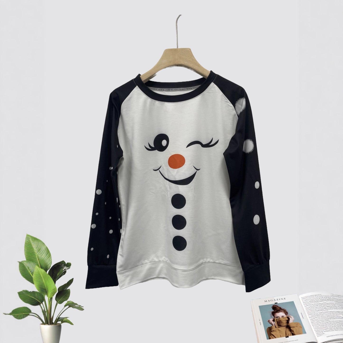 Women's Daily Casual Christmas Digital Printing Sweater