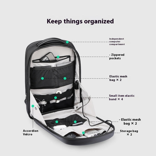 Marco Ledon Hard Shell Backpack For Men