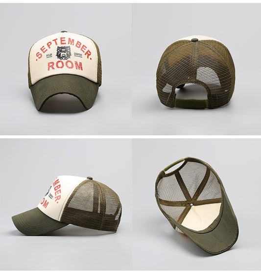 All-match Tall Crown Sunshade Breathable Peaked Cap