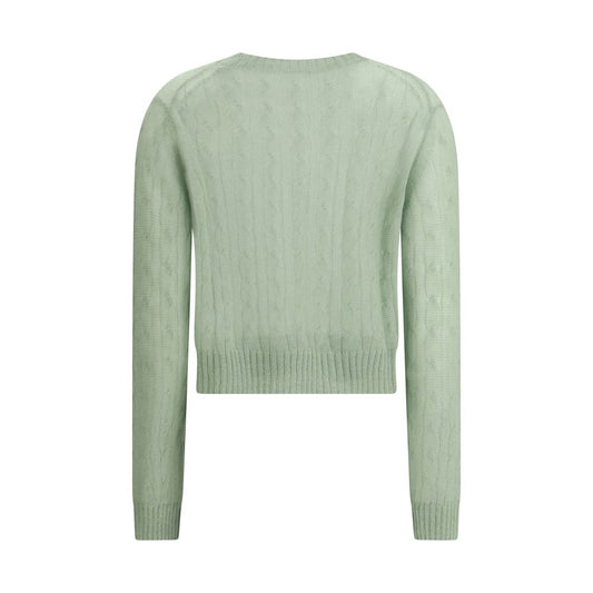 Mohair and wool cable knit Sweater