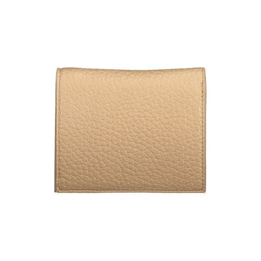 Beige Polyethylene Wallet