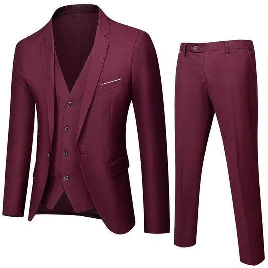 Men's Suit Set Two-piece Korean Style