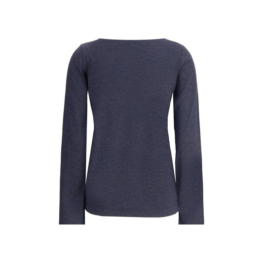 Long-sleeved lurex Top