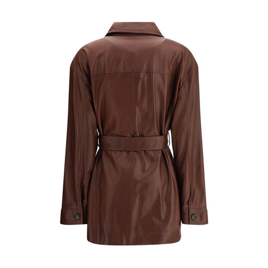 جاكيت من الجلد الصحراوي