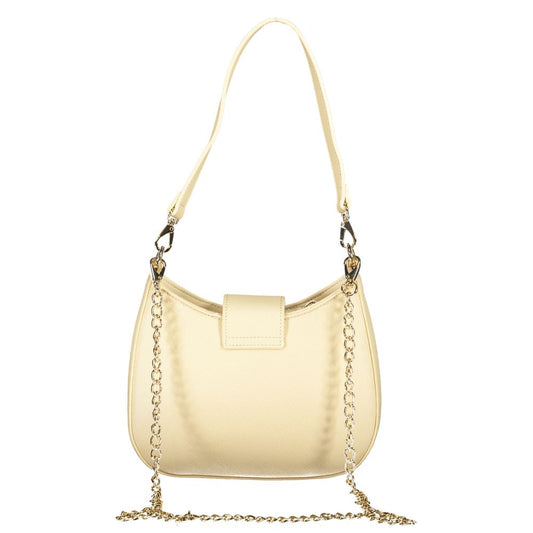 Beige Polyethylene Women Handbag