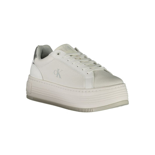 White Leather Women Sneaker