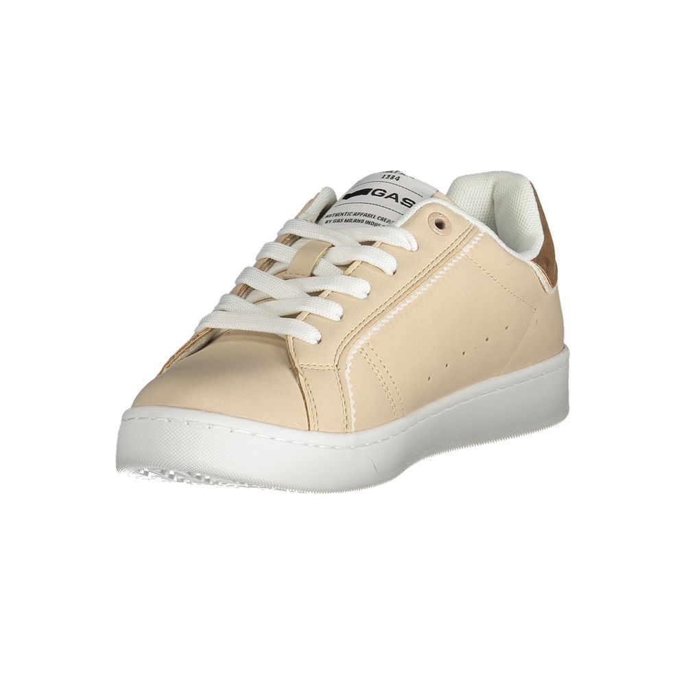 Beige Polyester Women Sneaker