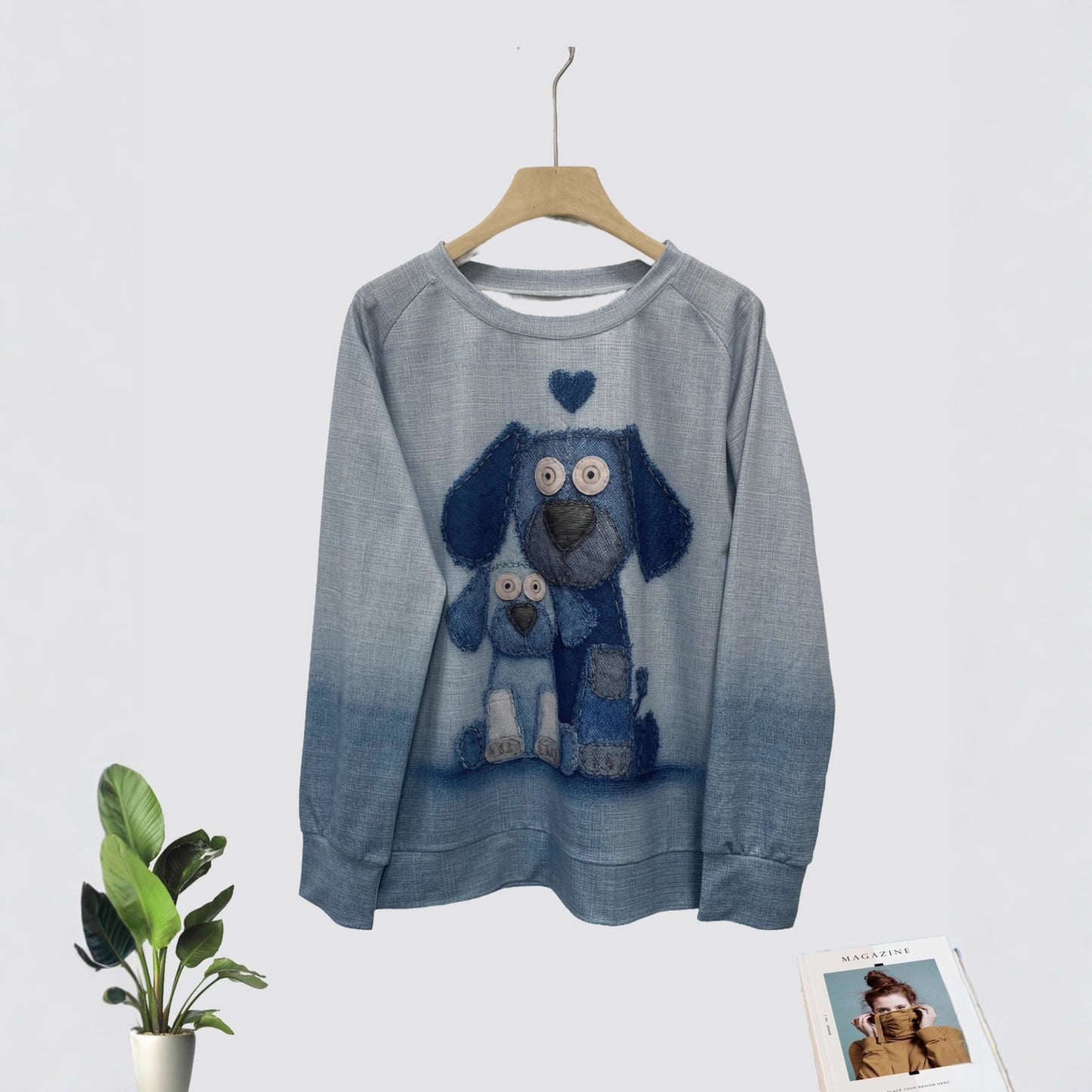 Women's Daily Casual Christmas Digital Printing Sweater