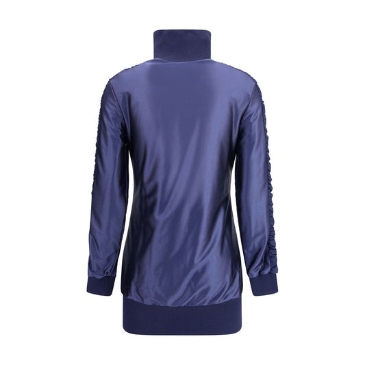 فستان رياضي ضيق من الجيرسي اللامع