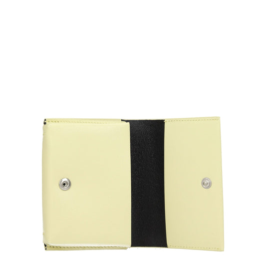 Yellow Leather Cardholders