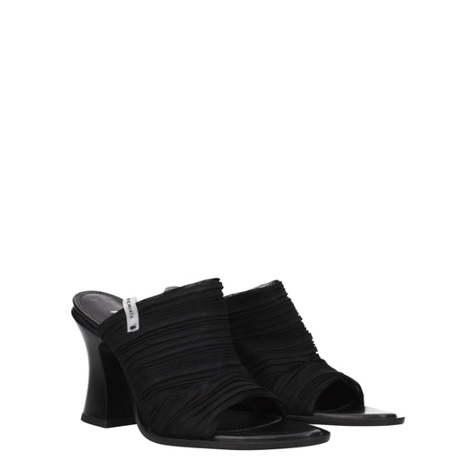 Black Fabric Platforms