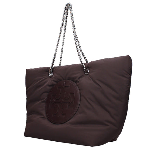 Bolsos de hombro de tela morada