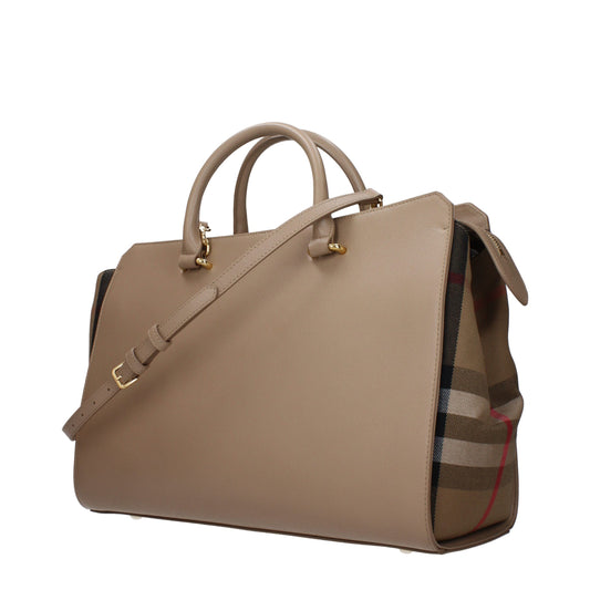 Beige Leather Handbags
