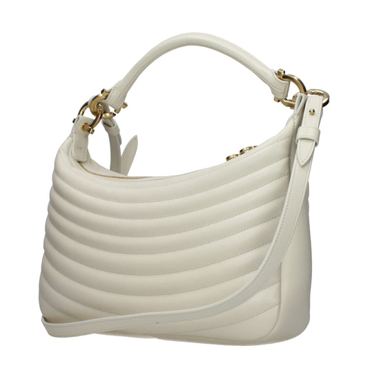Beige Leather Handbags