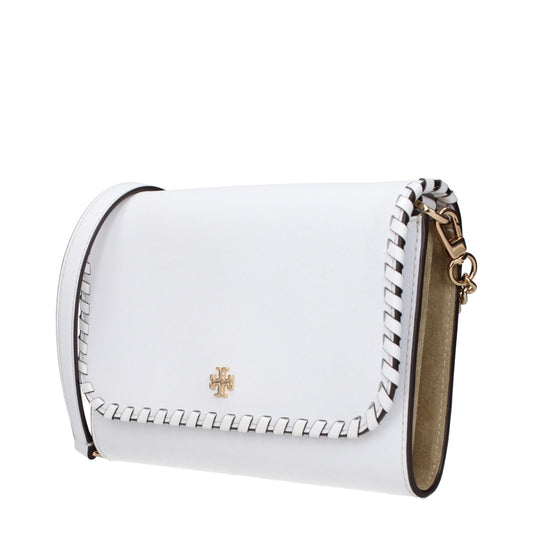 White Leather Clutch Bags