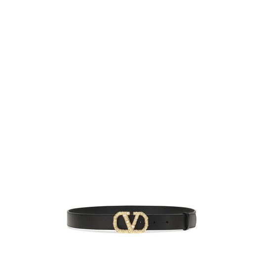 VLogo leather Belt