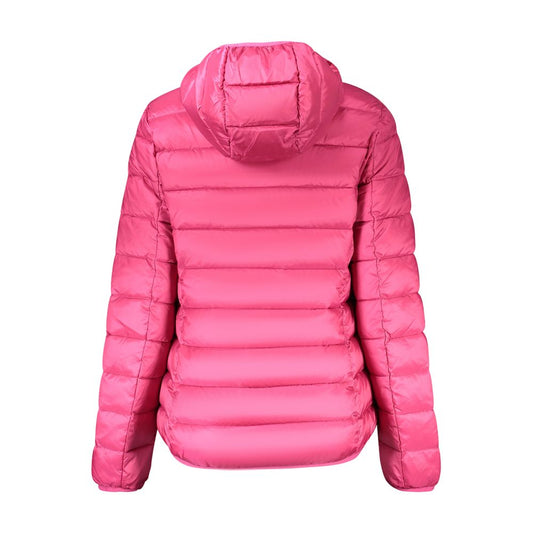 Chaqueta de mujer de poliamida rosa