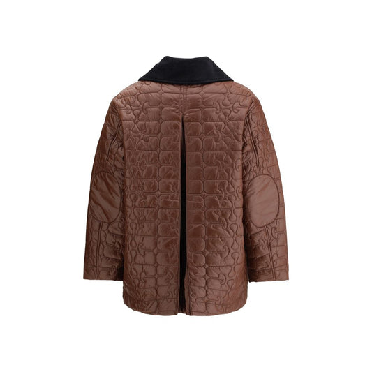 جاكيت ميدي لامع مبطن