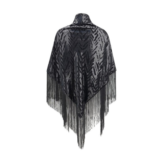 Velvet Shawl with fringes