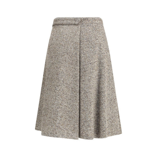 Virgin wool midi Skirt