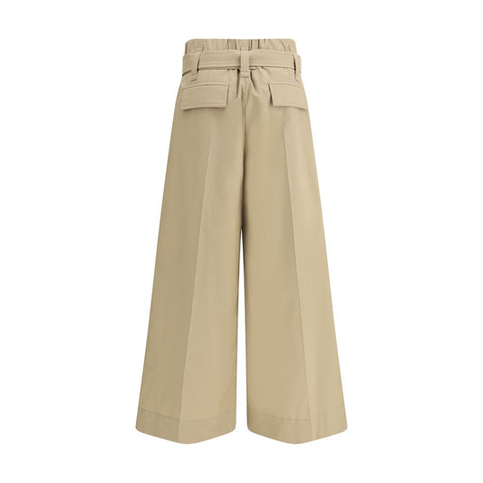 Pleated crop Pants