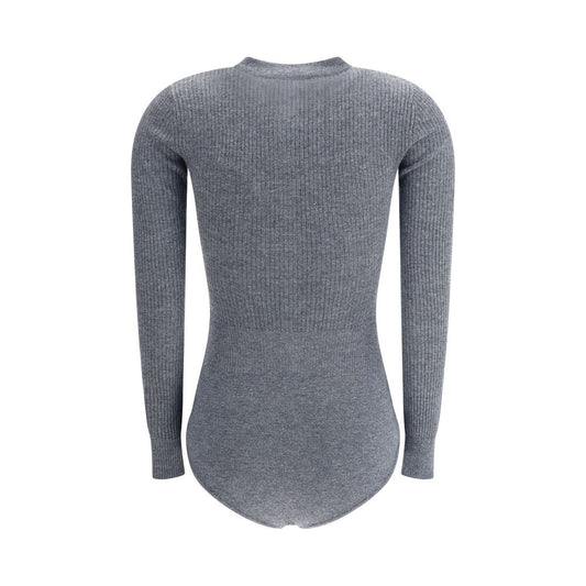 Long-sleeved wool Bodysuit