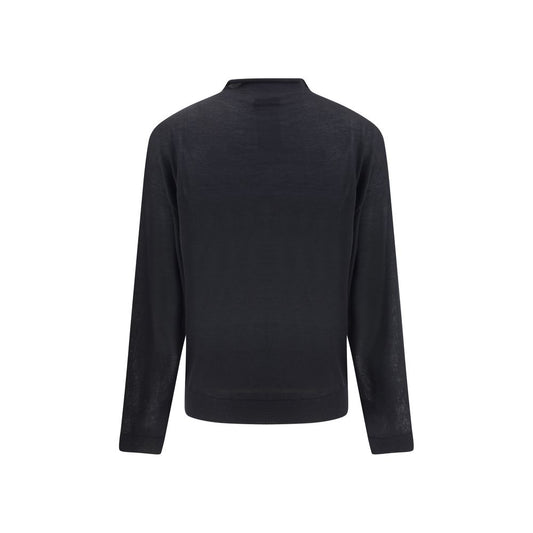 سترة ذات رقبة مدورة