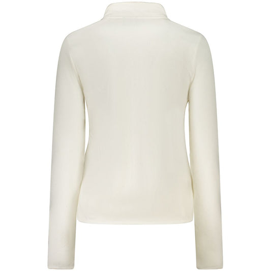 White Polyester Women Sweater