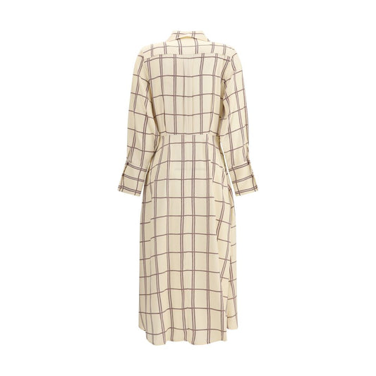 Checked midi Dress