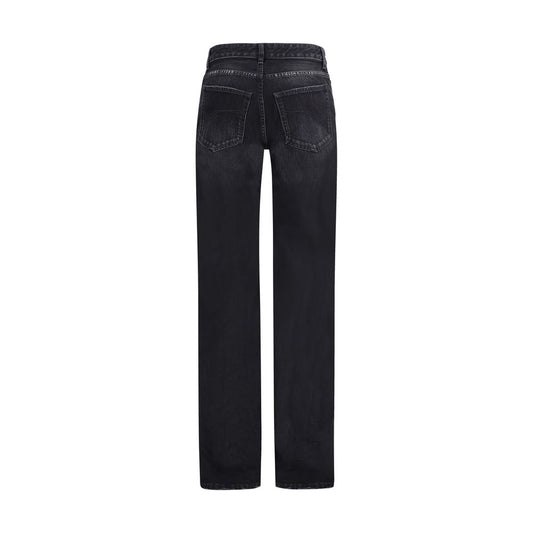 Wide-leg Cotton Jeans