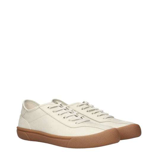 حذاء رياضي من القماش البيج