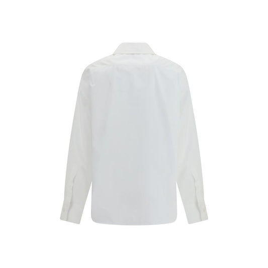 Long-sleeved Shirt with embellished collar