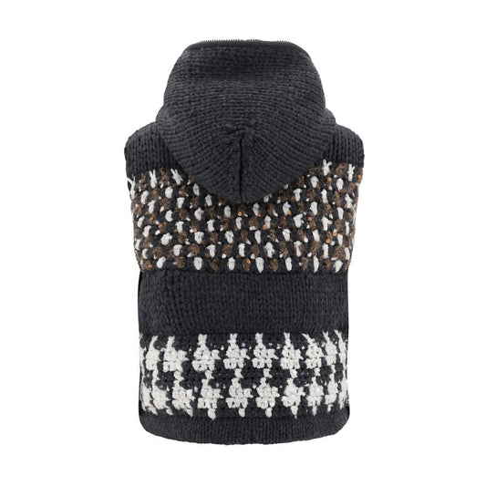 Cashmere padded Gilet