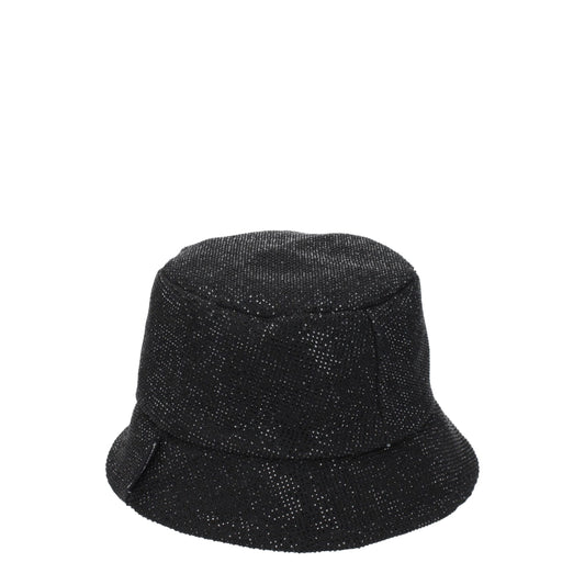 Black Cotton Bucket Hats