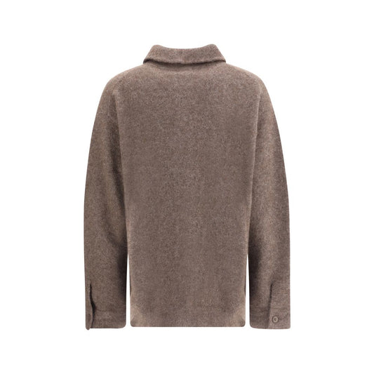 Cardigan with classic collar