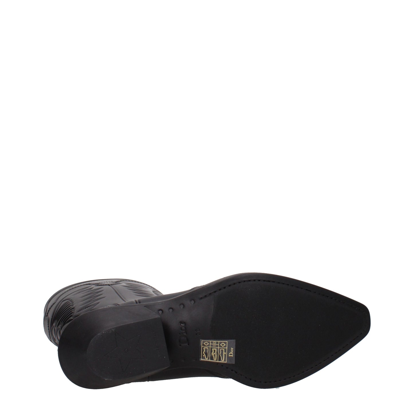 Black Leather Ankle Boots