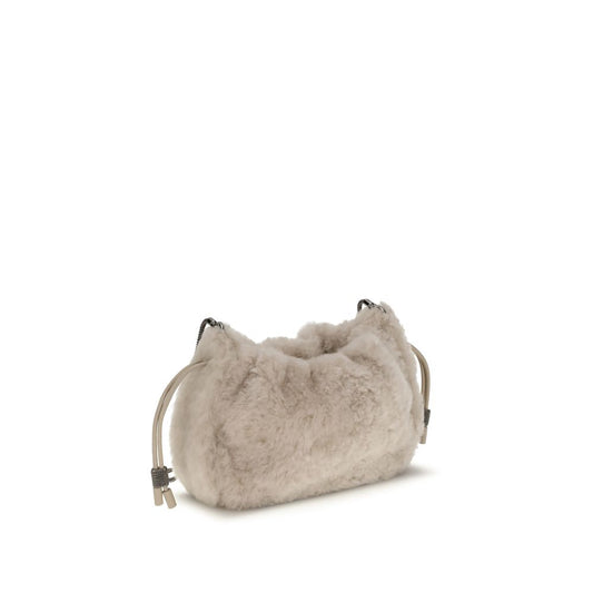 Mellow mini shearling Shoulder Bag