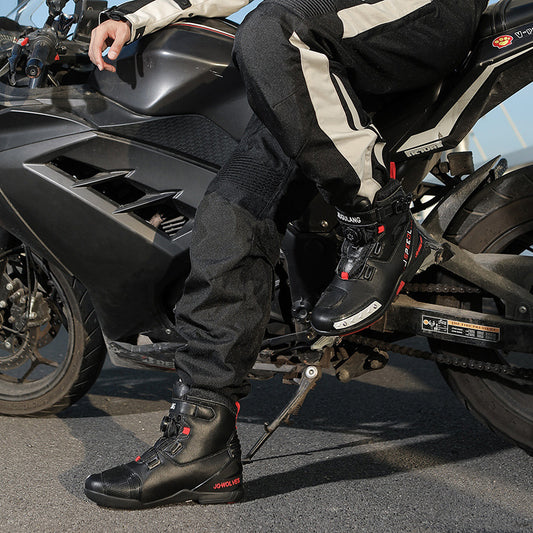 Men's Knight Motorcycle Shoes Waterproof Non-slip