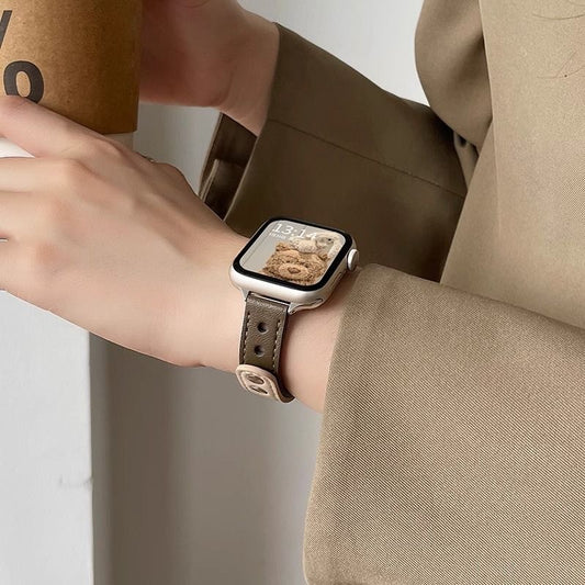 مناسب لساعات ذات حزام رفيع مزدوج المسامير