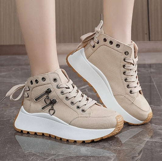 High-top Platform Female Fashion Casual Board Shoes
