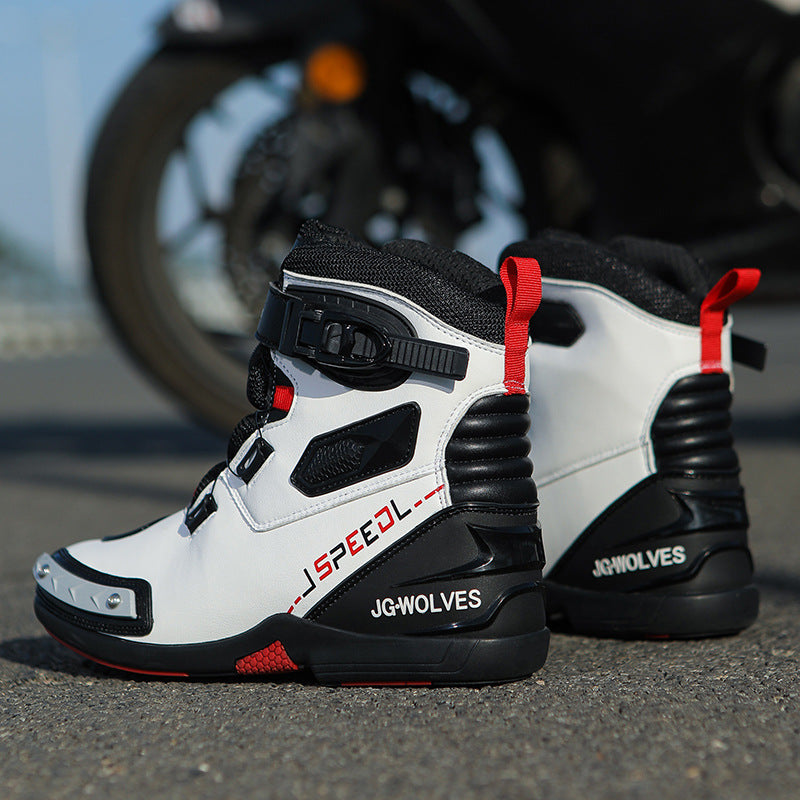 Men's Knight Motorcycle Shoes Waterproof Non-slip